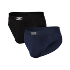 Saxx Ultra Super Soft 2 Pack Briefs - Black / Navy