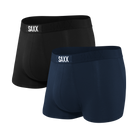 Saxx Vibe Supersoft 2 Pack Trunks - Black / Navy