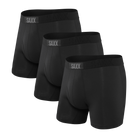 Saxx Ultra Super Soft 3 Pack Boxer Briefs - Black