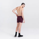 Saxx Ultra Super Soft 3 Pack Boxer Briefs - Burnt Plum/Turbulence/Black