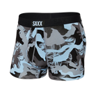 Saxx Underwear Vibe Super Soft 1 Pack Trunk - Blue Camo Flora