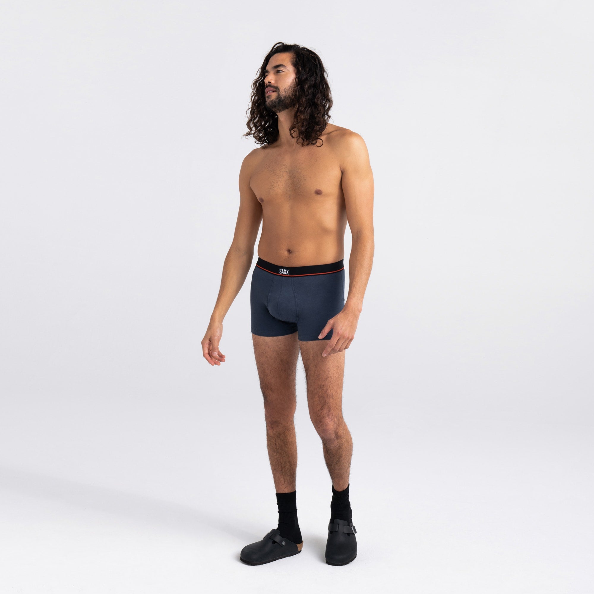 Saxx Underwear Non Stop Stretch Cotton 1 Pack Trunks - Deep Navy