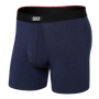 Saxx Underwear Vibe Xtra  1 Pack Soft Comfort Boxer Brief 6" - Astro Blue Heather