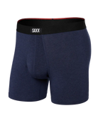 Saxx Underwear Vibe Xtra 1 Pack Soft Comfort Boxer Brief 6" - Astro Blue Heather