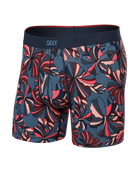 Saxx Underwear Vibe Xtra 1 Pack Soft Comfort Boxer Brief 6" - Flower Pop Twilight