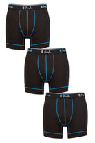 Pringle 3 Pack Men's Performance Sports Trunks - Black Boxers