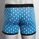 Swole Panda Penguin Bamboo Boxers 1 Pack Trunks - Artic Blue