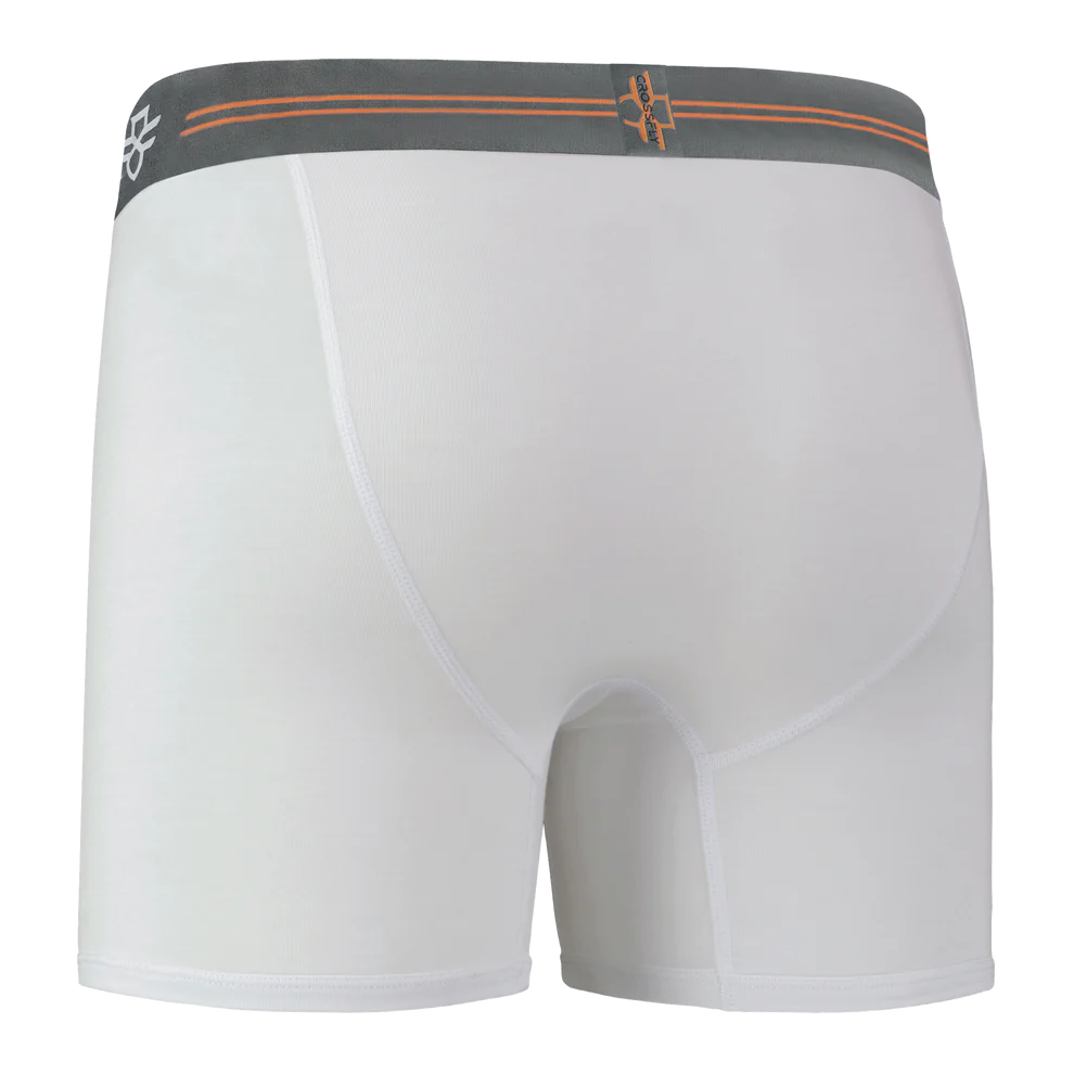 Crossfly Supersoft Modal 3 Pack Ikon Boxer Briefs - White