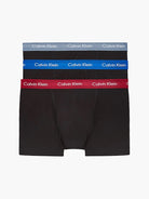 Calvin Klein Men’s - 3 Pack Cotton Stretch Trunks - Black with Contrast/WIG