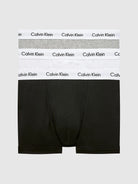 Calvin Klein 3 Pack Cotton Stretch – Low Rise Trunks ( Black / White / Grey )