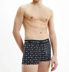 Calvin Klein 3 Pack Low rise Trunks - Cotton Stretch - ( Zero Below/Subdued/Dark Lavendar )