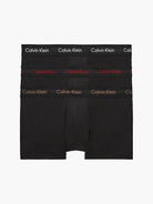 Calvin Klein 3 Pack Low rise Trunks - Cotton Stretch - Logo in Different Color