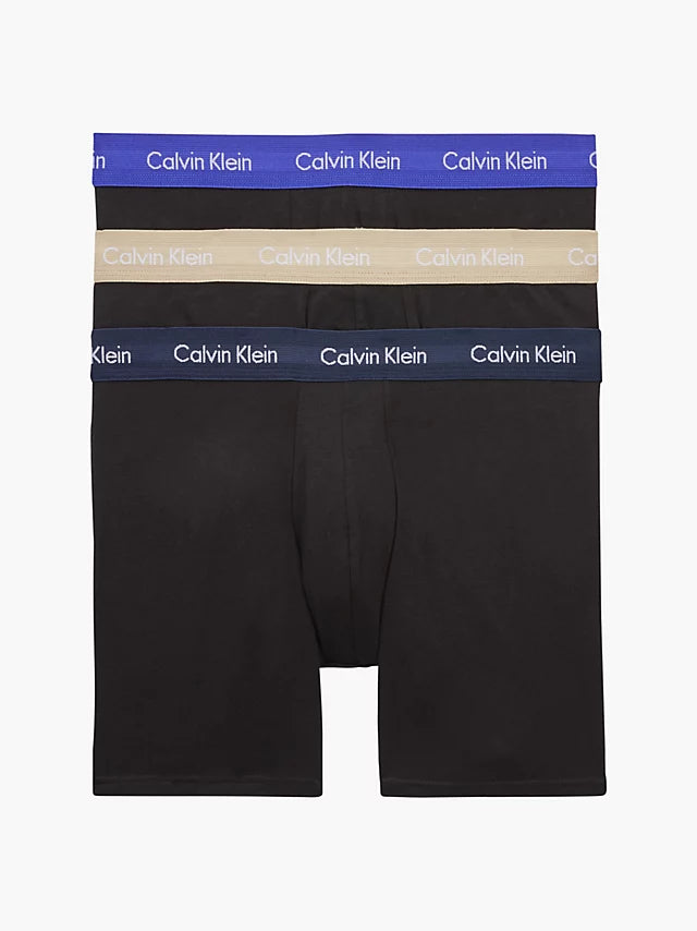 Calvin Klein 3 Pack Boxer Briefs - Black (Shoreline/Clem/Travertine)