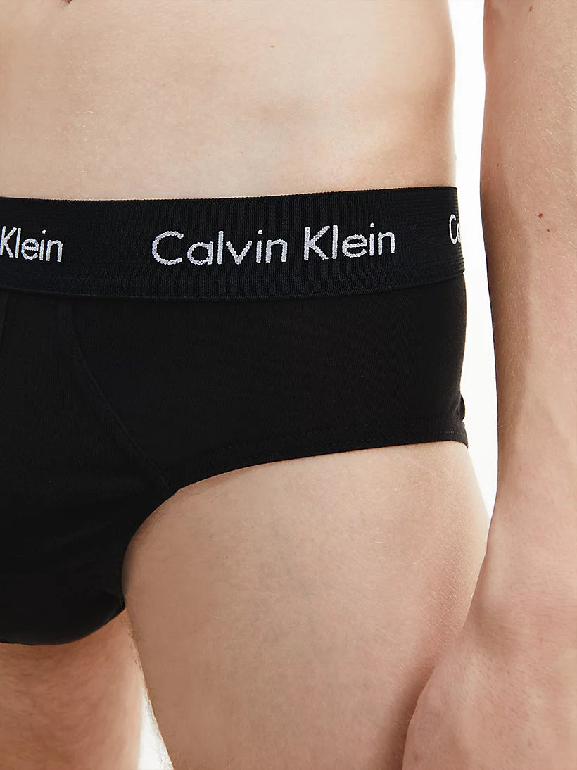 Calvin Klein 5 Pack Cotton Stretch Hip Briefs - Black