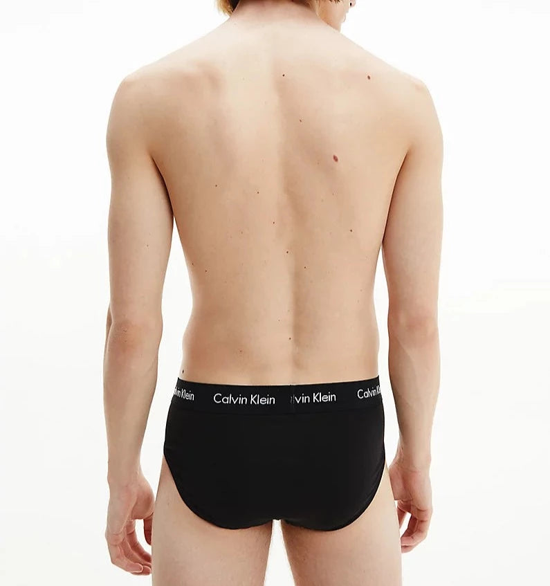 Calvin Klein 5 Pack Cotton Stretch Hip Briefs - Black