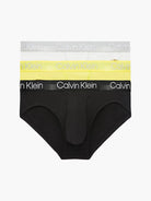 Calvin Klein - 3 Pack Briefs Modern Structure - Grey/Lime/Black