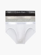 Calvin Klein 3 Pack Briefs - Modern Structure - Black/Grey/White