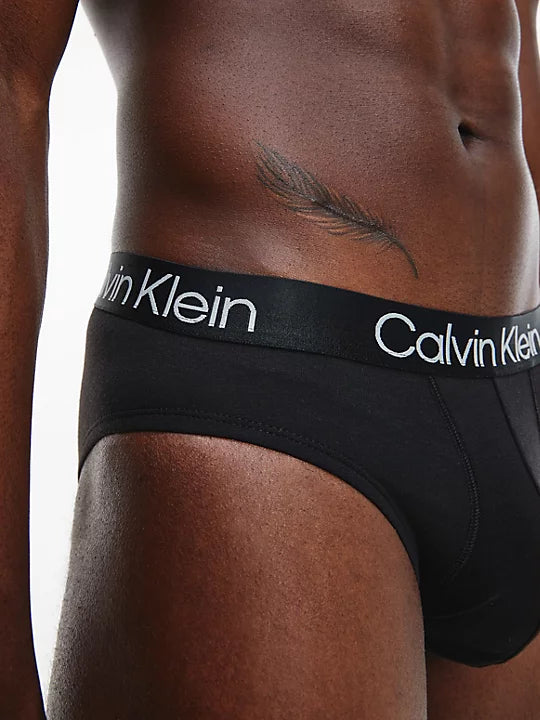 Calvin Klein 3 Pack Briefs - Modern Structure, Black