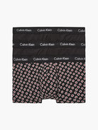 Calvin Klein 3 Pack Low rise Trunks - Cotton Stretch ( Black / Black / Dreamy Star Print )