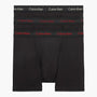 Calvin Klein - 3 Pack Limited Edition Trunks - Different Color Logo on Black