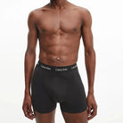 Calvin Klein - 3 Pack Limited Edition Trunks - Different Color Logo on Black