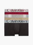 Calvin Klein - 3 Pack Steel Micro - Black/ Tuffet/ Red Carpet