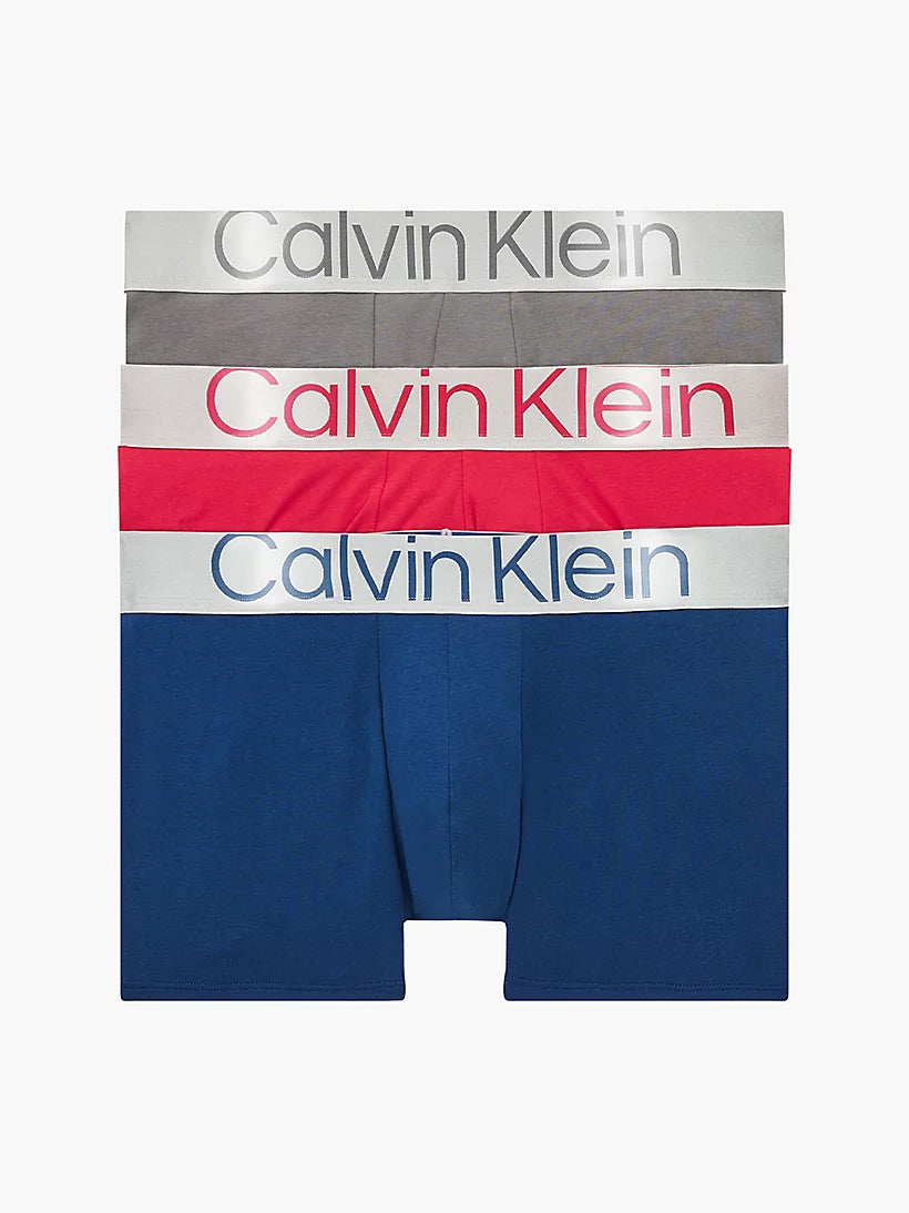 Calvin Klein Trunk 3 Pack in Blue 000NB3130A