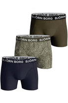 Björn Borg Core Boxer 3-pack , Green, Print - MP001