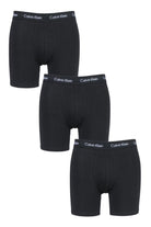 Calvin Klein 3 Pack Cotton Stretch Boxer Briefs - Black