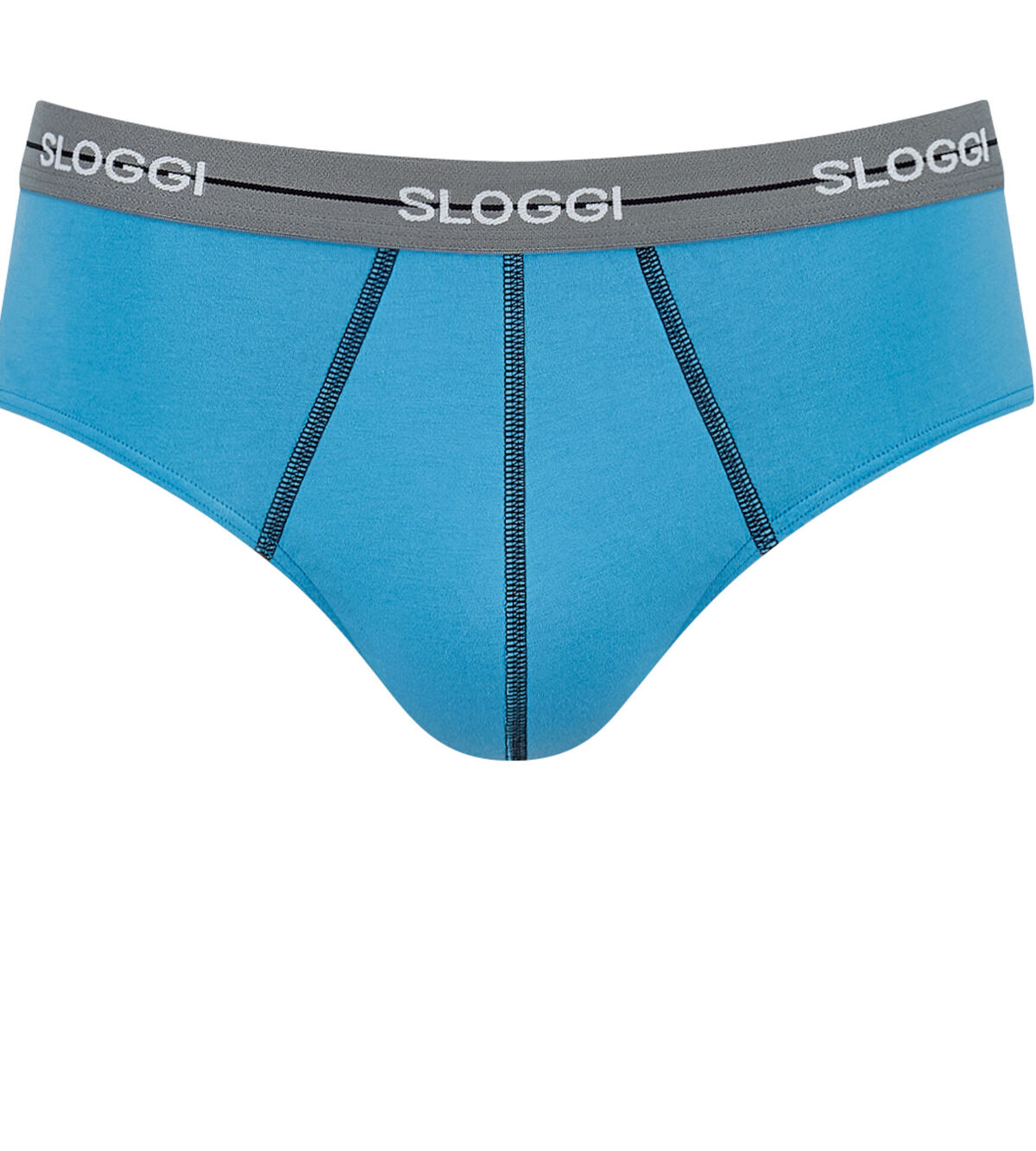 Sloggi Men Start Men's midi Briefs 3 Pack - Grey Combination