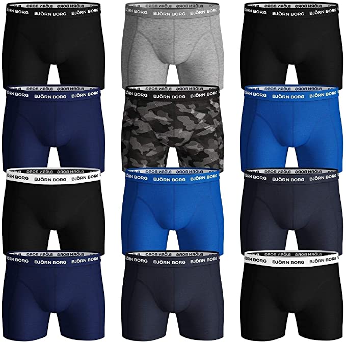 Bjorn Borg Men's Cotton Stretch Boxers 12-pack, Multi