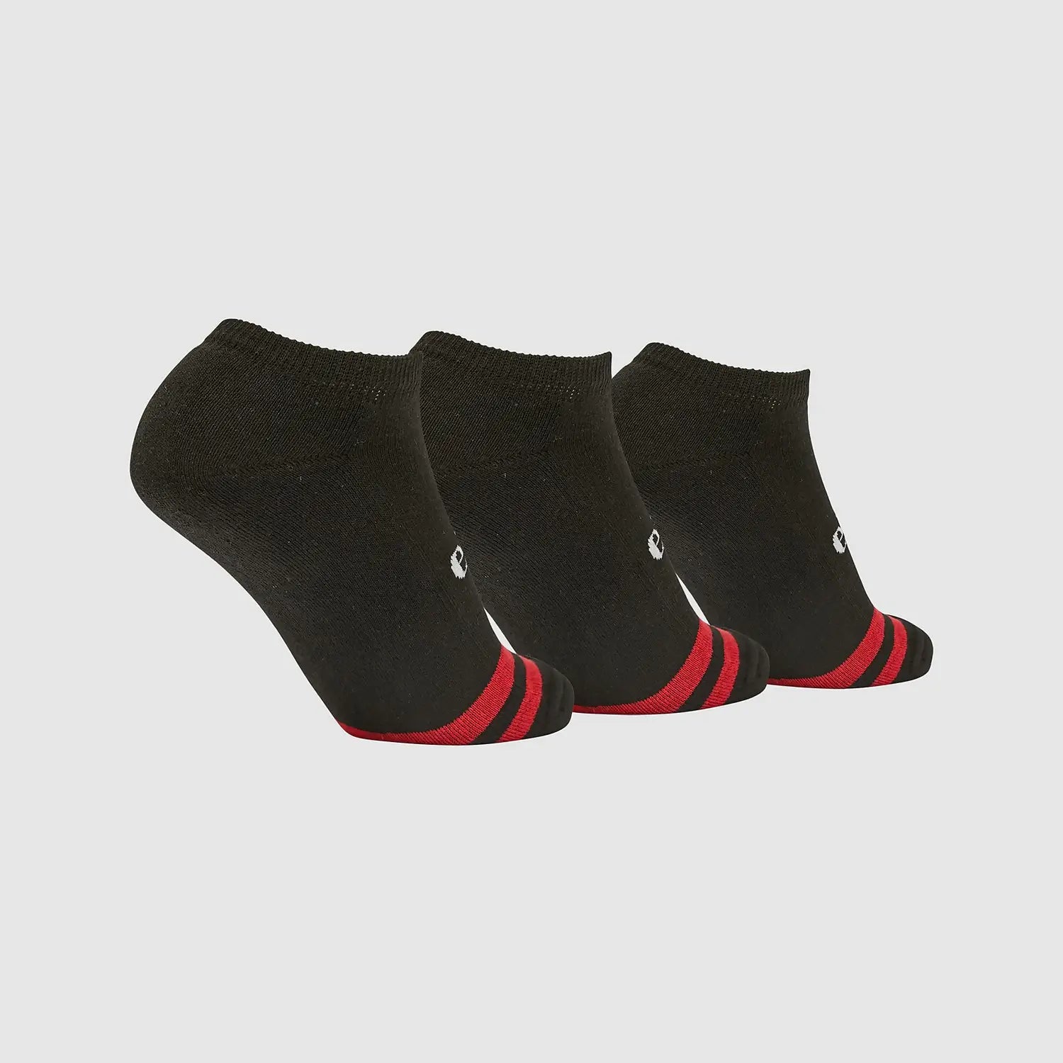 Ellesse Melna 3 Pack Trainer Liner Socks - Black