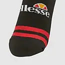 Ellesse Melna 3 Pack Trainer Liner Socks - Black