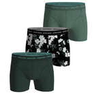 Björn Borg Men's 3 Pack Boxers -Black Bouquet Sammy, All Green