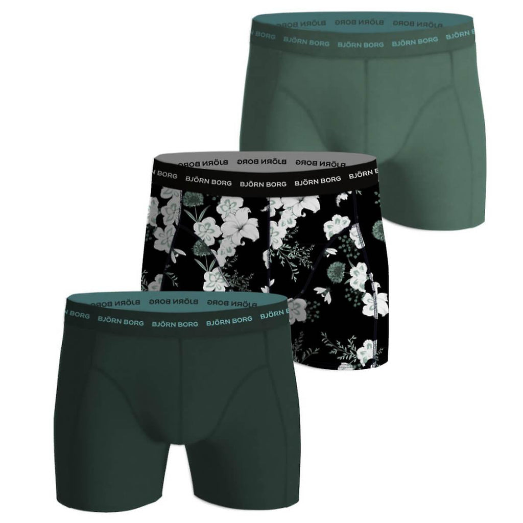 Björn Borg PERFORMANCE BOXER 3 PACK - Boxer shorts - multi-coloured/black 