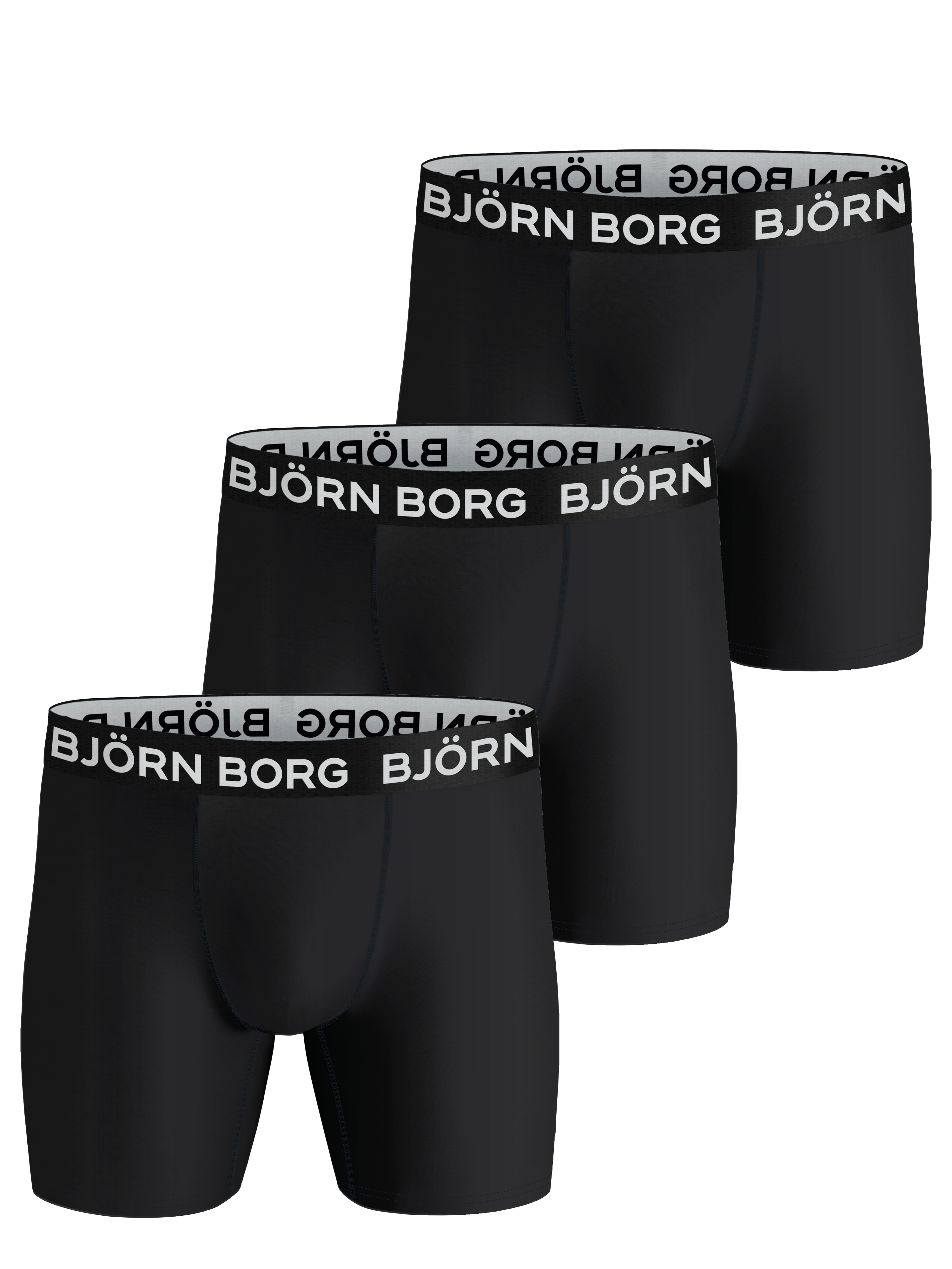 Björn Borg Performance Boxer 3-pack - Black