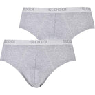 Sloggi Men Basic Men's midi 2 Pack - Grey