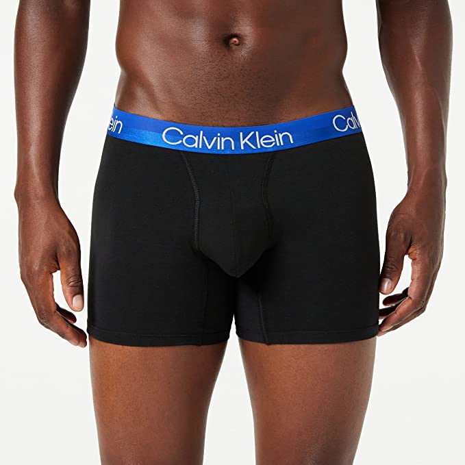 Calvin Klein - 3 Pc Modern Structure Boxer Briefs - Black / Contrast Waistband