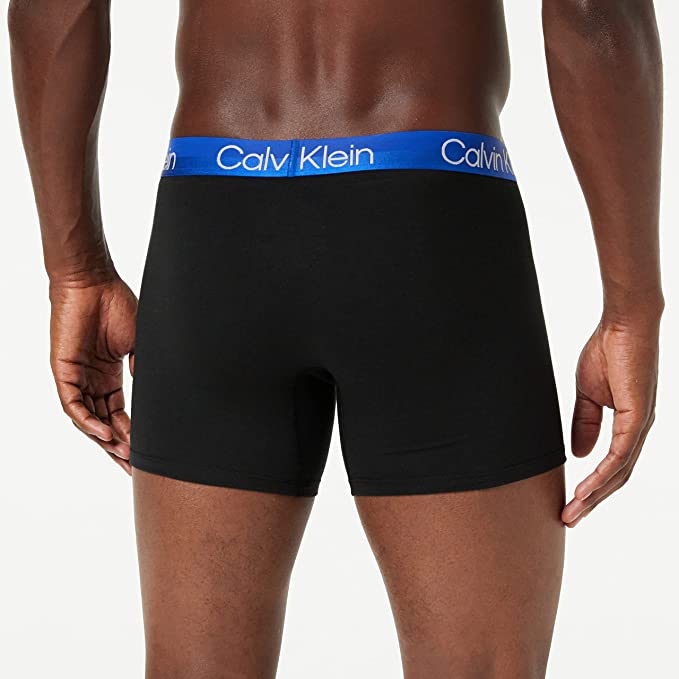 Calvin Klein - 3 Pc Modern Structure Boxer Briefs - Black / Contrast Waistband