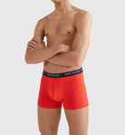 Tommy Hilfiger 3- Pack Repeat Logo Trunks - Desert Sky/Lofty Blue/Dare Scarlt