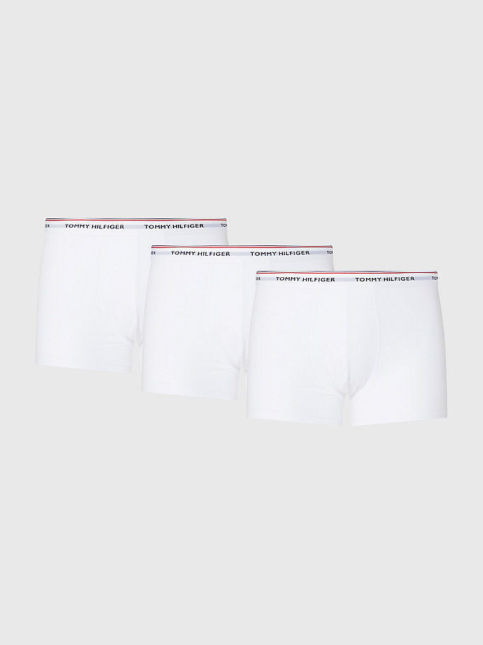 Tommy Hilfiger 3 Pack Premium Essentials Trunks - White