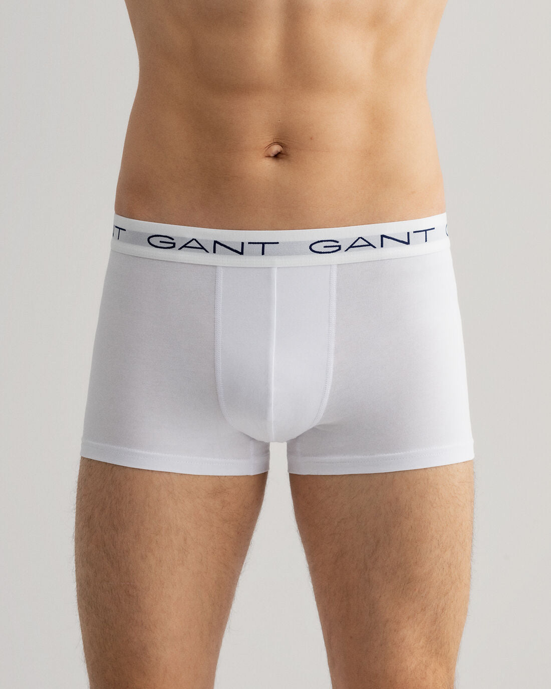 GANT - 3 Pack Stretch Cotton Trunks - Black/White/Grey