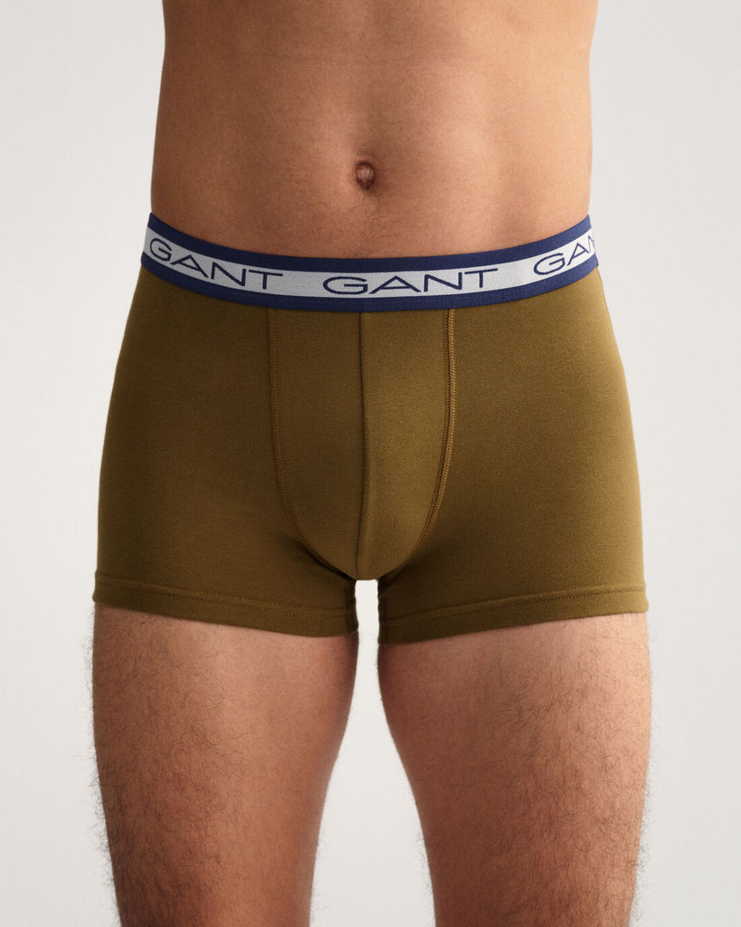 GANT 3 Pack Trunks - Army Green