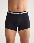 GANT - 5 Pack Stretch Cotton Trunks - Black