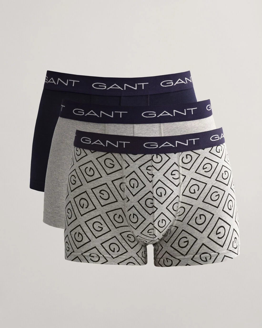 Gant Stretch Cotton Icon G Trunks, Pack of 3