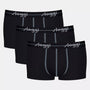 Sloggi Men 3 Pack Start Hipster / Low Rise Trunks - Black