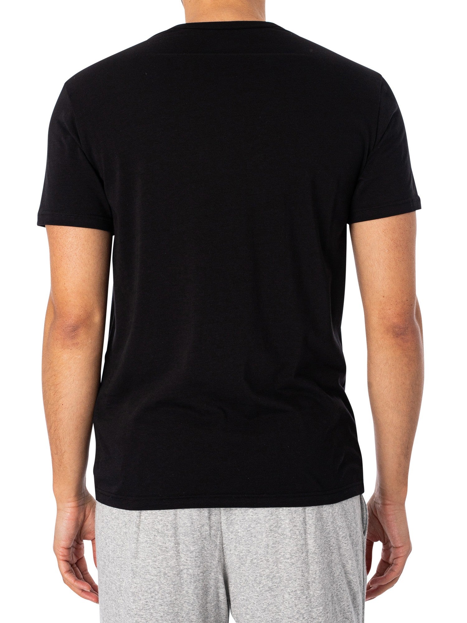 Emporio Armani 2 Pack Crew Neck T-Shirt - Black