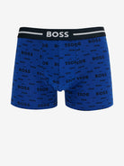 Boss 3 Pack of Stretch-Cotton Trunks - All Over Print