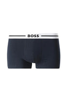 Boss 3 Pack of Stretch-Cotton Trunks - Blue/Burgundy/Grey