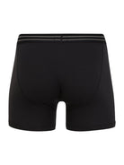 Lyle & Scott 3 Pack Lewis Men's Button Fly Boxer Trunks - Black